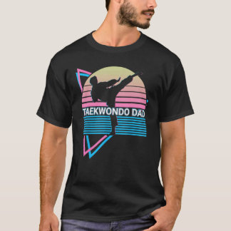 Klassiek Taekwondo Vader Karate Retro T-shirt