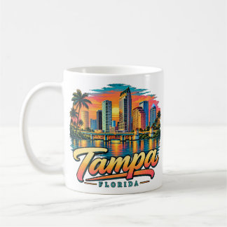 Klassiek Tampa Florida Reis Kunst Landmark Koffiemok