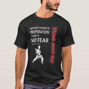 Klassiek Tang Soo Do-shirt Karate Martial Arts-cad T-shirt