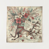 Klassiek tapijt voor kerstherten wandkleed (Voorkant (horizontaal))