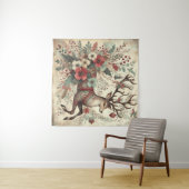 Klassiek tapijt voor kerstherten wandkleed (In Situ (horizontaal))