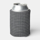Klassiek Tartan textuur ontwerp Blikjeskoeler (Blikje Voorkant)
