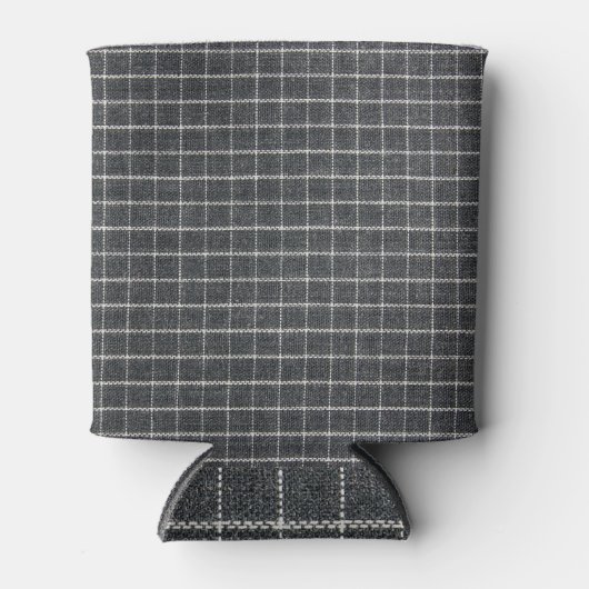 Klassiek Tartan textuur ontwerp Blikjeskoeler (Voorkant)