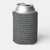 Klassiek Tartan textuur ontwerp Blikjeskoeler (Blikje Achterkant)