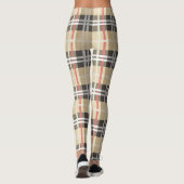 Klassiek Tartanpatroon Leggings (Achterkant)