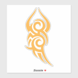 Klassiek tattoo-geïnspireerd lijngerelateerd ontwe sticker