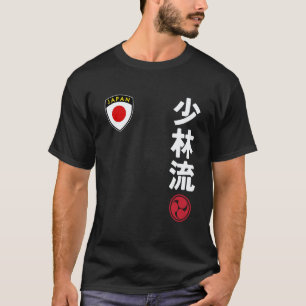 Klassiek Team Karate Shorin Ryu Japan Vlag Japans T-shirt