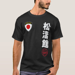 Klassiek Team Karate Shotokan Japan Vlag Kanji Jap T-shirt
