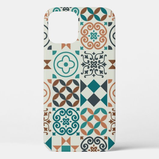 Klassiek Tegel Pattern Case-Mate iPhone Case (Achterkant)