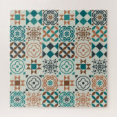 Klassiek  Tegel Pattern Legpuzzel (Horizontaal)