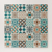 Klassiek Tegel Pattern Legpuzzel (Verticaal)
