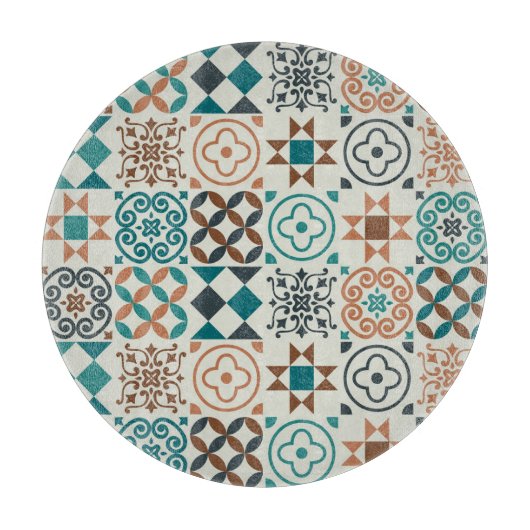 Klassiek  Tegel Pattern Snijplank (Voorkant)