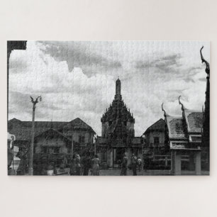 Klassiek Thailand Bangkok Wat Phra Kaew toeristen Legpuzzel