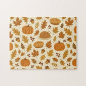Klassiek Thanksgiving patroon  Legpuzzel (Horizontaal)