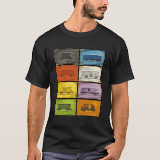 Klassiek Ticket-naar-Ride-treinen T-shirt