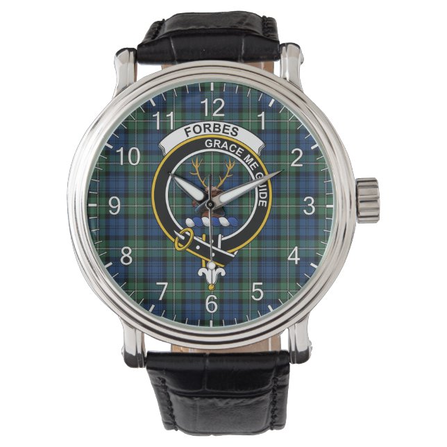 Klassiek tijdloos plan voor bes ancient Tartan Bad Horloge (Voorkant)