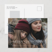 Klassiek tijdloos vrolijk kerstvakantie Briefkaart (Voorkant / Achterkant)