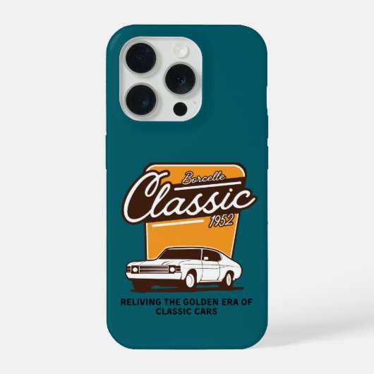 Klassiek tijdperk iPhone hoesje (Achterkant)