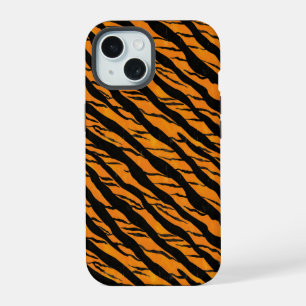 Klassiek tijgerstrepenpatroon iPhone 15 case