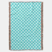 Klassiek toetsenbord met blauwe combinatie deken (Voorkant Verticaal)