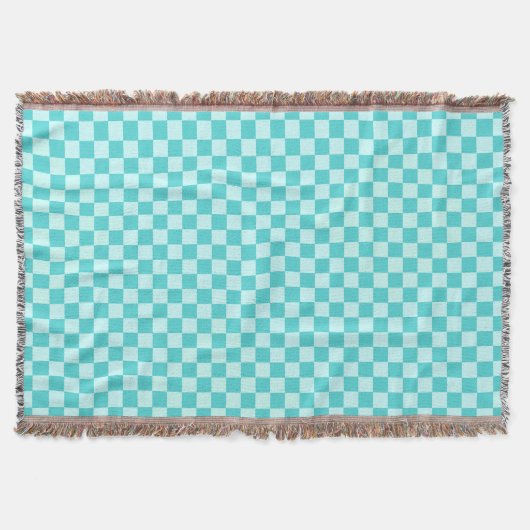 Klassiek toetsenbord met blauwe combinatie deken (Voorkant)