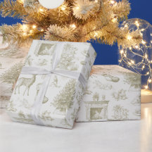 Klassiek toile winter naadloos patroon voor de fee