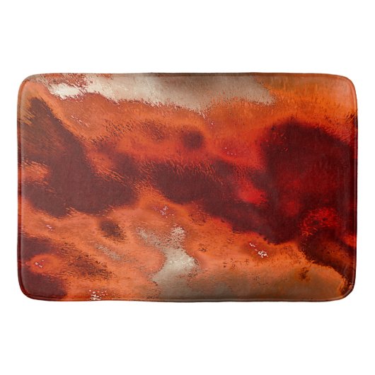 Klassiek tot gekleurd in tinten van intens rood & badmat (Voorkant)