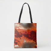 Klassiek tot gekleurd in tinten van intens rood & tote bag (Voorkant)