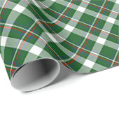 Klassiek traditioneel rood groen wit gingham cadeaupapier (Rol Hoek)