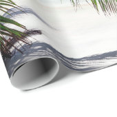 Klassiek tropisch eilandstrand paradijs cadeaupapier (Rol Hoek)