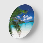 Klassiek tropisch eilandstrand paradijs ronde klok (Hoek)