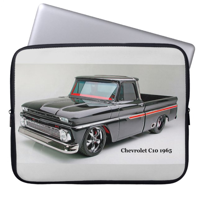 Klassiek Truck afbeelding Neopreen-laptop Sleeve (Voorkant)