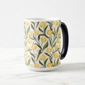 Klassiek tulp patroon afstuderen magische mok (Voorkant rechts)