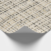 Klassiek Tweed Inpakpapier (Hoek)