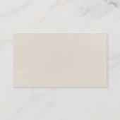 Klassiek Type Bone Visitekaartje (Achterkant)