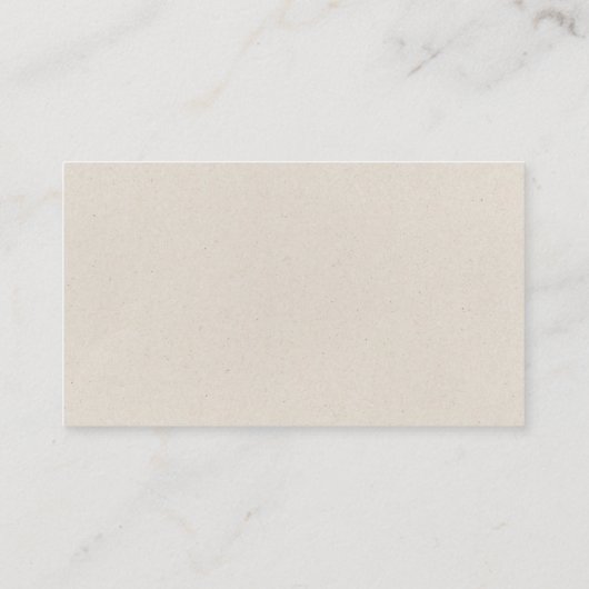 Klassiek Type Bone Visitekaartje (Achterkant)