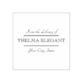 Klassiek uit de bibliotheek van Rubber Stamp Rubberstempel (Afrduk)