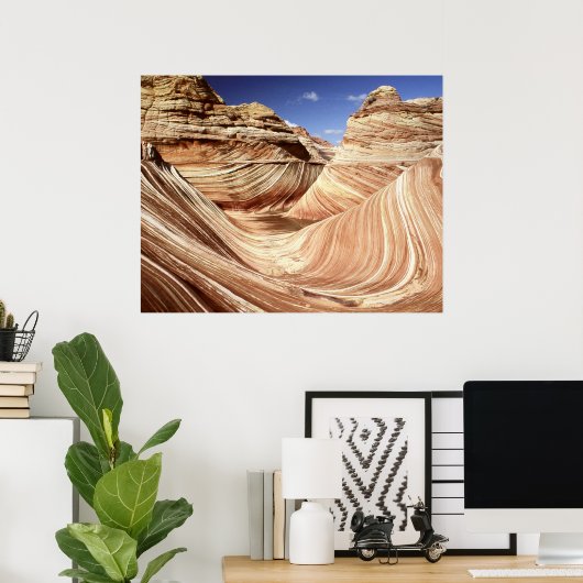 Klassiek Uitzicht van de golf Poster (Thuiskantoor)