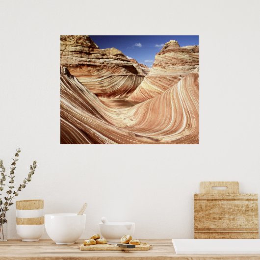 Klassiek Uitzicht van de golf Poster (Keuken)