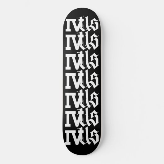 "Klassiek uniform" dek Persoonlijk Skateboard (Voorkant)