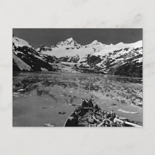 Klassiek USA Alaska gletsjer baai nationaal monume Briefkaart