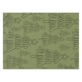 Klassiek  vakantiepatroon-kerstboom (1) tafelkleed (Voorkant (Horizontaal))