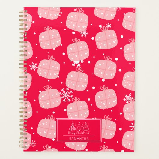 Klassiek vakantiepatroon-kerstcadeau (1) planner (Voorkant)