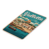 Klassiek Valletta, Malta reis souvenirs en cadeaus Magneet (Linkerzijde)
