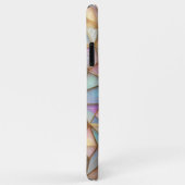 Klassiek vals iriserend glazen polygoonmozaïek Case-Mate iPhone case (Achterkant/rechts)