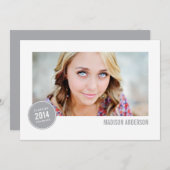 Klassiek van 2014-badge | Uitnodiging tot Afstuder (Voorkant / Achterkant)