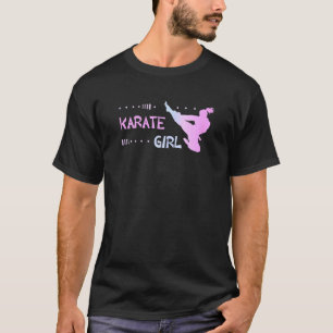 Klassiek Vechtkunst Meisje T-shirt Karate Meisjes 