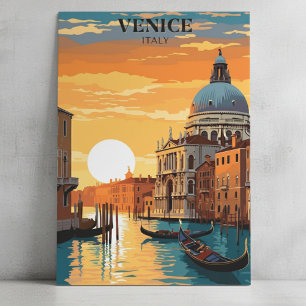 Klassiek Venetië Italië Oude Stad Reisansichtkaart Feestdagenkaart