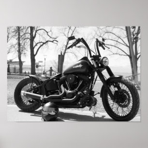 Klassiek verbluffend Poster voor motorfietsen