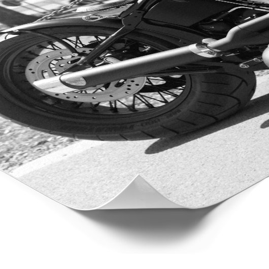 Klassiek verbluffend Poster voor motorfietsen (Hoek)